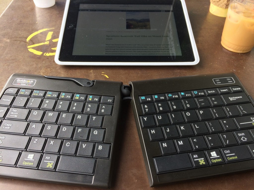 An ergonomic workspace