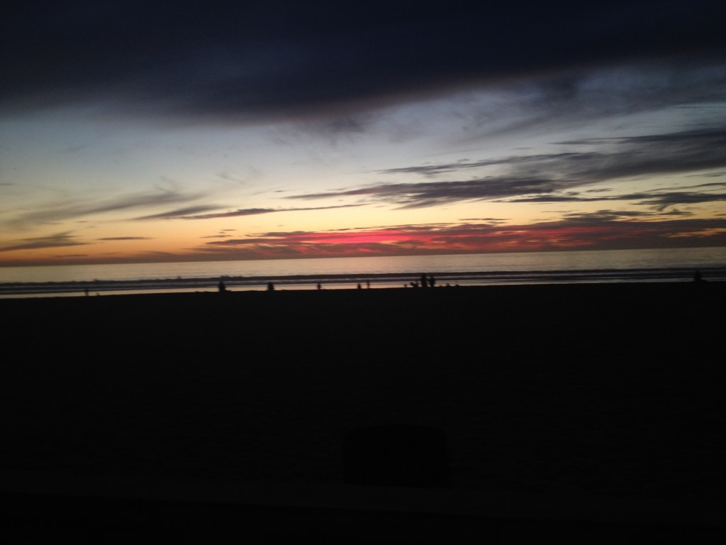 The clearing of a smoke screen